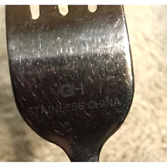 Glo Hill GH Stainless Steel Dinner Forks 8"  Set Of 6 Minimalist Modern - Picture 13 of 15